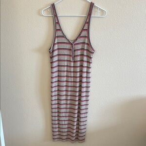 LUSH Striped Sleeveless Dress